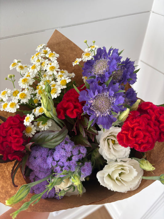 Red, White & Blue Bouquet